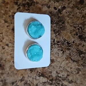 Handmade Druzy resin earrings